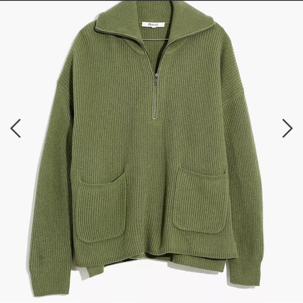Madewell Glenbrook Half-zip Sweater